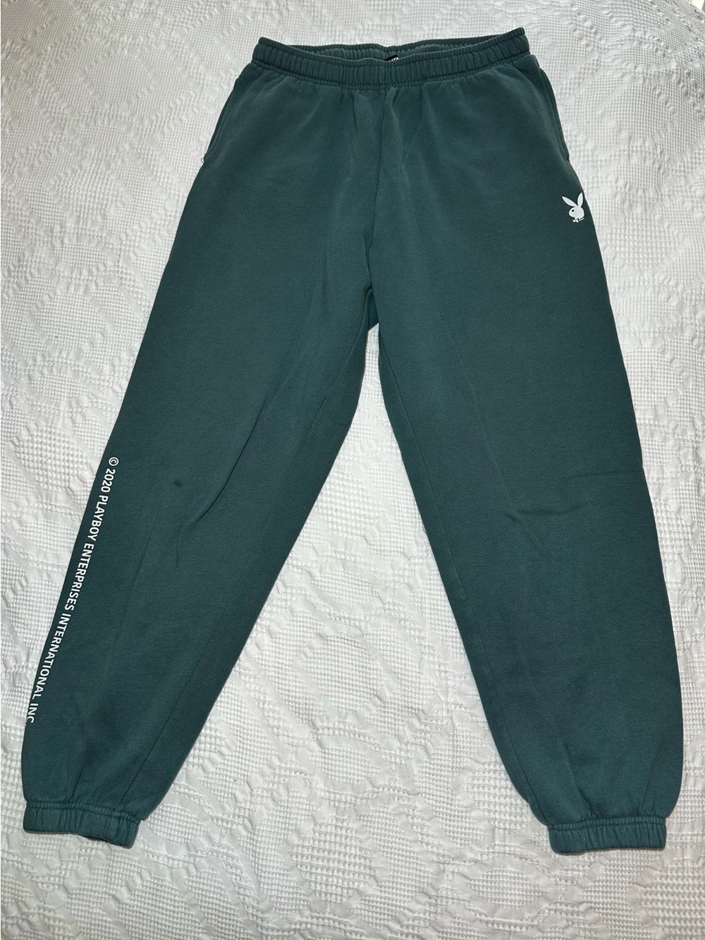 Pacsun X Playboy Teal Women's Jogger Sweatpants
